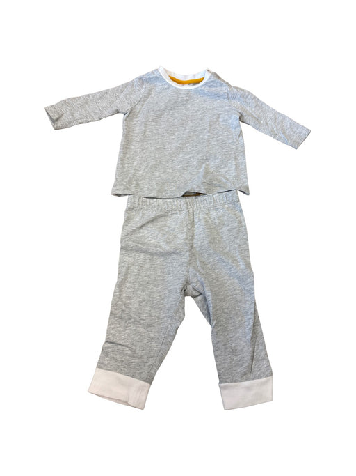 A Grey Pyjama Sets from Malabar Baby in size 3-6M for neutral. (Front View)