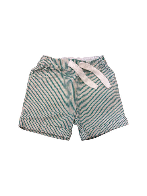 A Green Shorts from Petit Bateau in size 2T for neutral. (Front View)