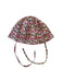 A Red Sun Hats from Jacadi in size 3-6M for girl. (Back View)