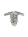 A Grey Long Sleeve Bodysuits from Petit Bateau in size 0-3M for girl. (Front View)