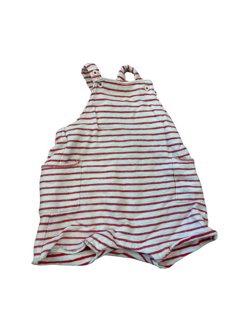 A Red Sleeveless Rompers from Bout'Chou in size 0-3M for neutral. (Front View)