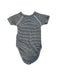 A Blue Short Sleeve Bodysuits from Petit Bateau in size 0-3M for neutral. (Back View)