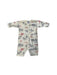 A White Long Sleeve Rompers from Petit Bateau in size 0-3M for neutral. (Front View)