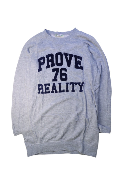 A Grey Crewneck Sweatshirts from BEAMS in size 14Y for girl. (Front View)