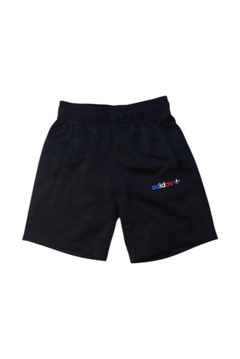 A Black Shorts from Adidas in size 7Y for neutral. (Front View)