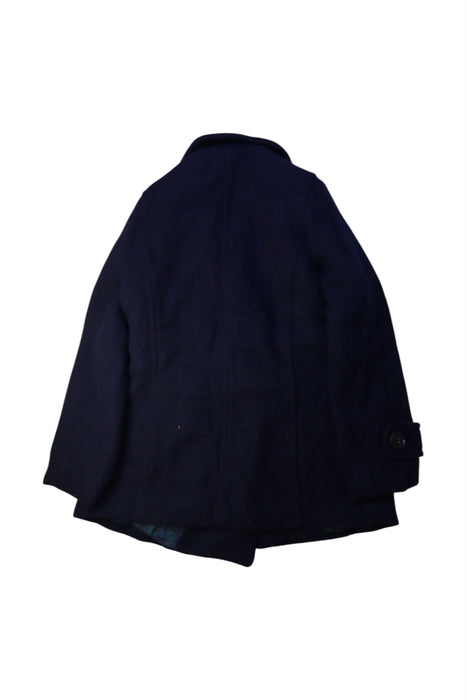 A Navy Coats from earth music&ecology in size 14Y for girl. (Back View)