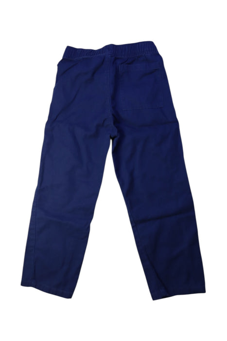 A Blue Casual Pants from Petit Bateau in size 6T for boy. (Back View)