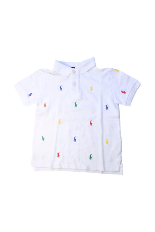 A Multicolour Short Sleeve Polos from Polo Ralph Lauren in size 4T for boy. (Front View)