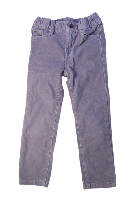A Purple Casual Pants from Jacadi in size 5T for boy. (Front View)
