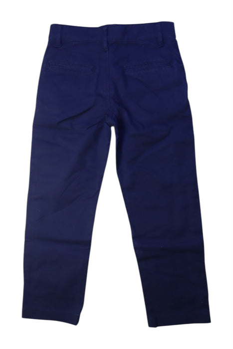 A Navy Casual Pants from Petit Bateau in size 6T for boy. (Back View)