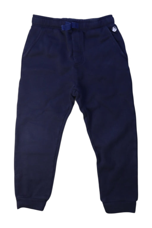 A Navy Sweatpants from Petit Bateau in size 6T for boy. (Front View)