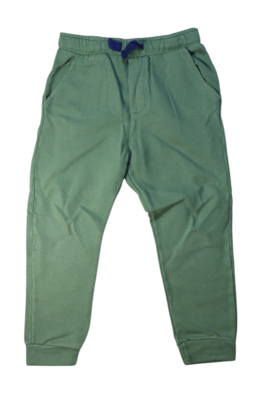 A Green Sweatpants from Petit Bateau in size 6T for boy. (Front View)