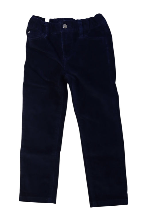 A Navy Casual Pants from Jacadi in size 5T for boy. (Front View)