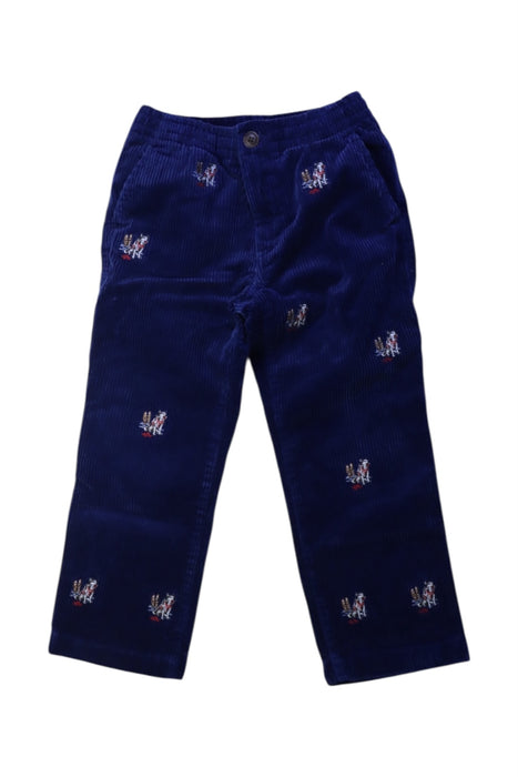 A Navy Casual Pants from Polo Ralph Lauren in size 4T for boy. (Front View)