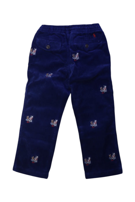 A Navy Casual Pants from Polo Ralph Lauren in size 4T for boy. (Back View)