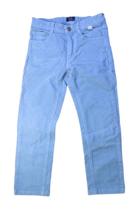 A Blue Casual Pants from Il Gufo in size 5T for boy. (Front View)