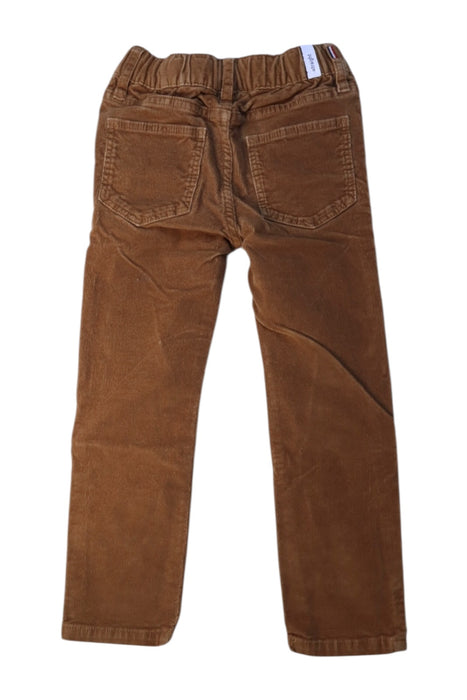 A Brown Casual Pants from Jacadi in size 5T for boy. (Back View)