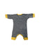 A Yellow Long Sleeve Rompers from Petit Bateau in size 0-3M for neutral. (Back View)
