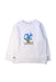 A White Crewneck Sweatshirts from Lacoste in size 6T for boy. (Front View)