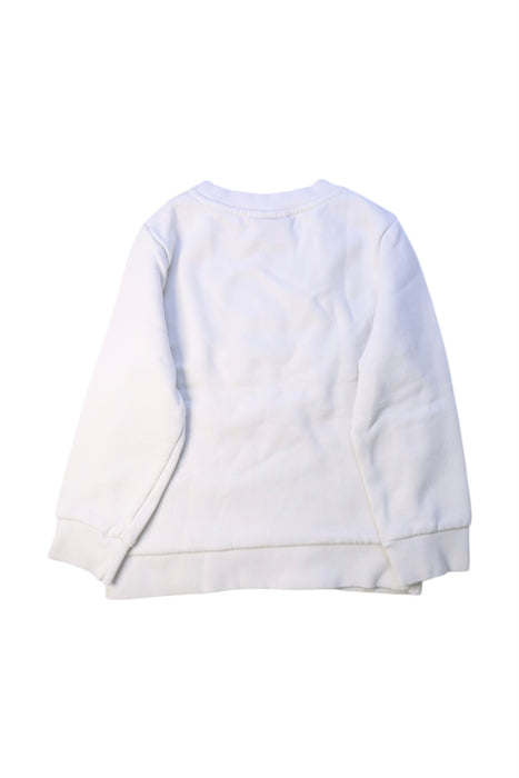 A White Crewneck Sweatshirts from Lacoste in size 6T for boy. (Back View)