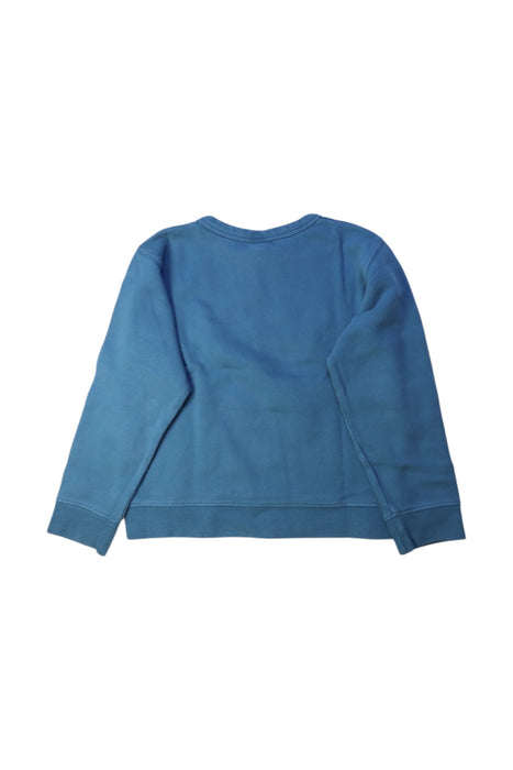 A Blue Crewneck Sweatshirts from Bonton in size 6T for boy. (Back View)