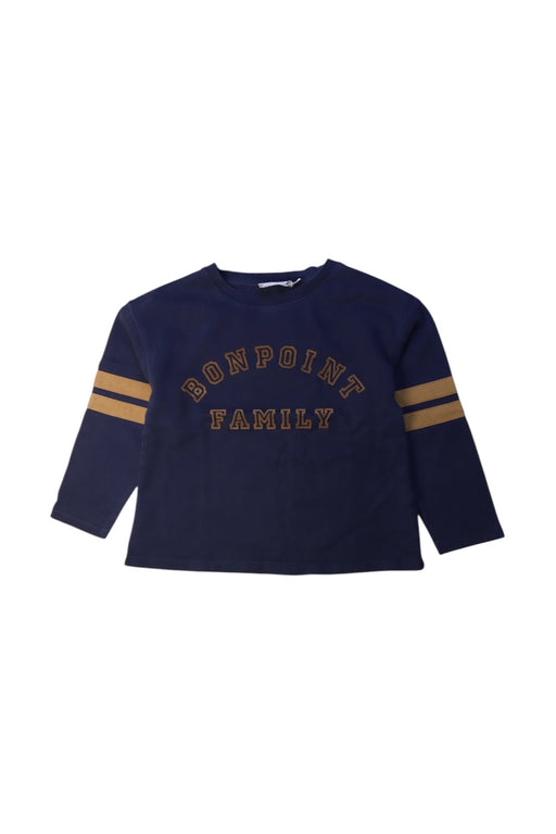 A Navy Long Sleeve Tops from Bonpoint in size 4T for boy. (Front View)