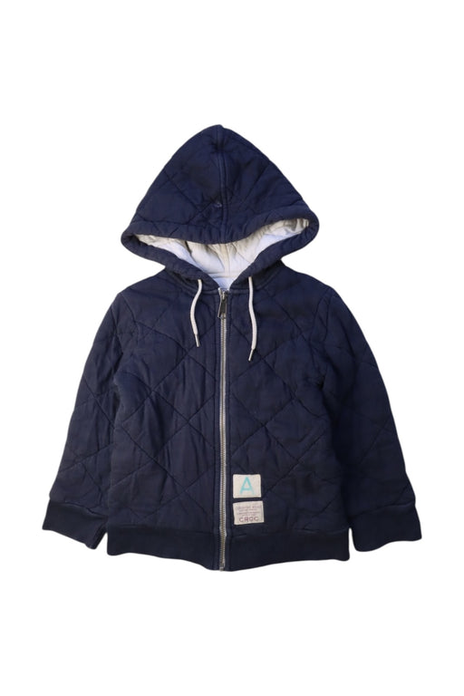 A Navy Puffer/Quilted Jackets from Country Road in size 3T for boy. (Front View)