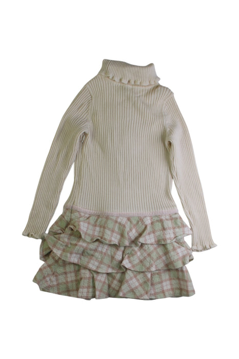 A Ivory Sweater Dresses from Nicholas & Bears in size 4T for girl. (Back View)