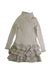 A Ivory Sweater Dresses from Nicholas & Bears in size 4T for girl. (Back View)
