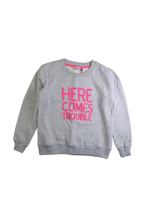 A Grey Crewneck Sweatshirts from Confiture in size 8Y for girl. (Front View)