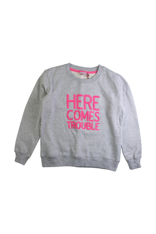 A Grey Crewneck Sweatshirts from Confiture in size 8Y for girl. (Front View)