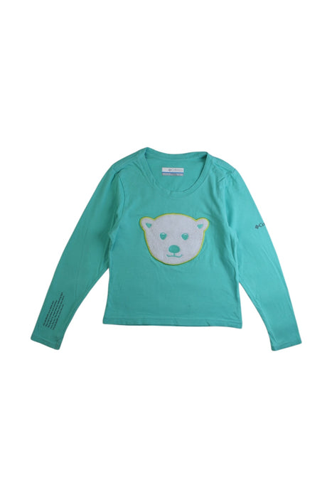A Teal Long Sleeve Shirts from Columbia in size 4T for neutral. (Front View)