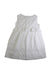 A White Sleeveless Dresses from Bonpoint in size 4T for girl. (Back View)