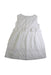 A White Sleeveless Dresses from Bonpoint in size 4T for girl. (Back View)