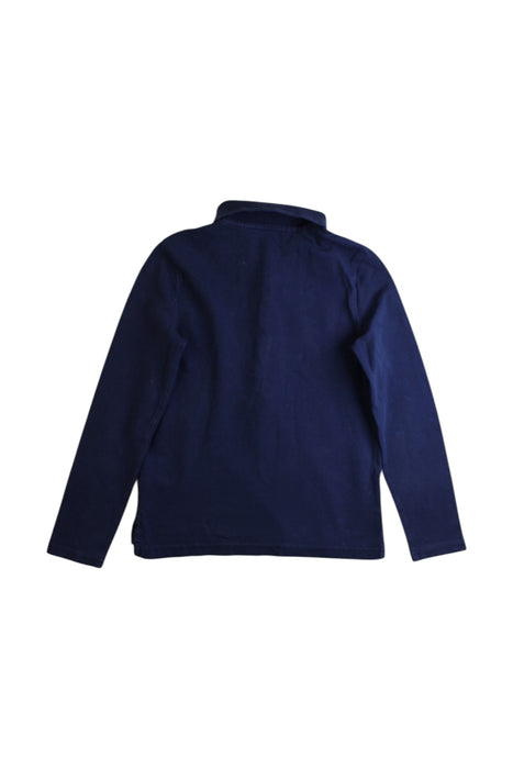 A Navy Long Sleeve Polos from Polo Ralph Lauren in size 5T for boy. (Back View)