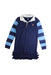 A Navy Long Sleeve Tops from Ralph Lauren in size 6T for girl. (Front View)
