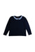 A Navy Long Sleeve Tops from Monoprix in size 4T for girl. (Front View)