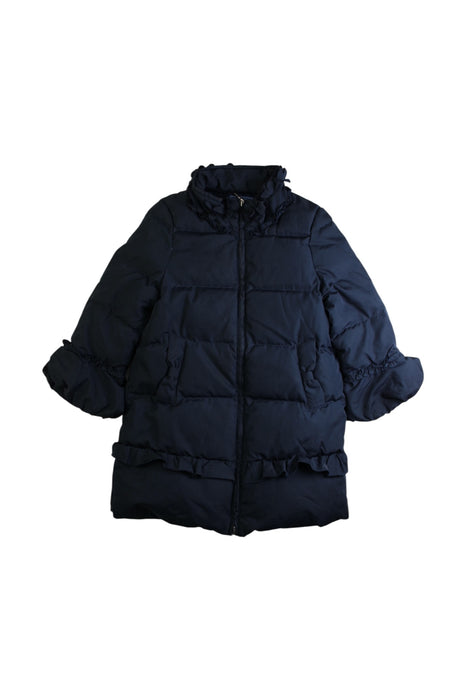 A Navy Puffer/Quilted Coats & Outerwear from Nicholas & Bears in size 18-24M for girl. (Front View)