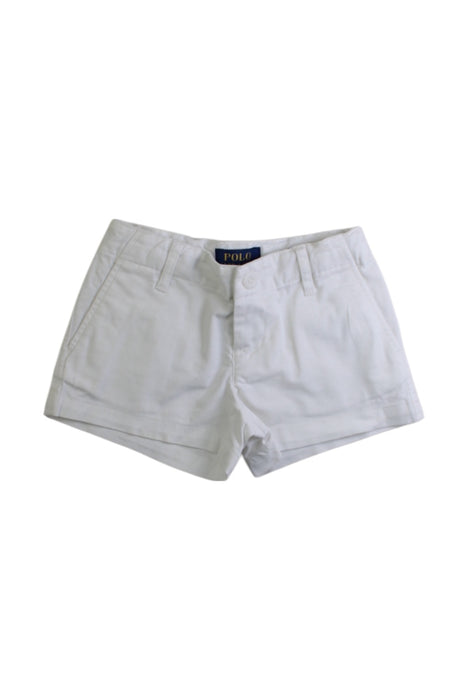 A White Shorts from Polo Ralph Lauren in size 2T for boy. (Front View)