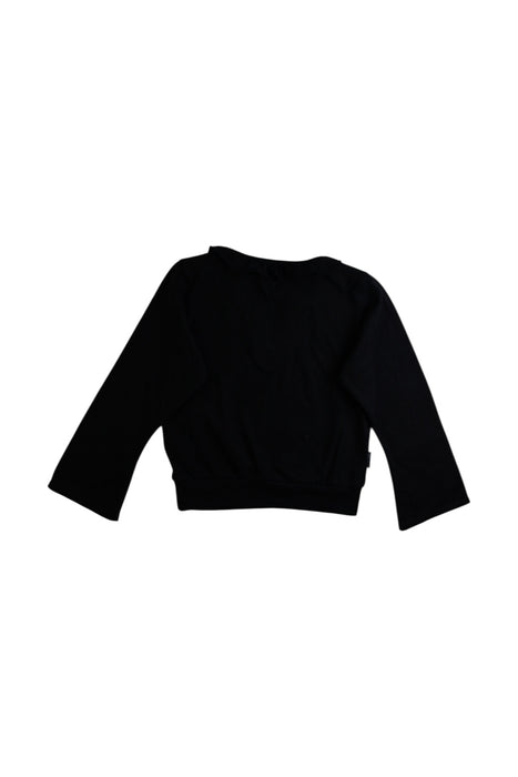 A Black Long Sleeve Tops from Comme Ca Ism in size 4T for girl. (Back View)