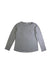 A Grey Long Sleeve Tops from Crewcuts in size 6T for girl. (Front View)