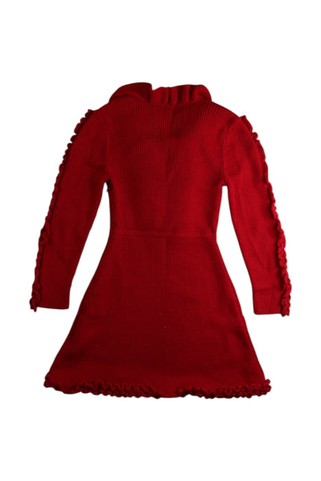 A Red Sweater Dresses from Nicholas & Bears in size 3T for girl. (Back View)