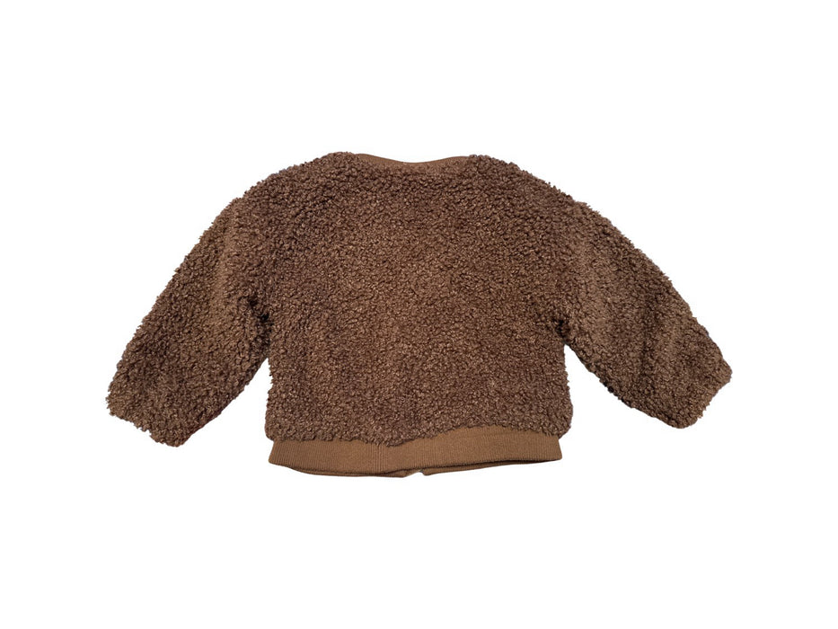 A Brown Lightweight Jackets from Mori in size 3T for neutral. (Back View)