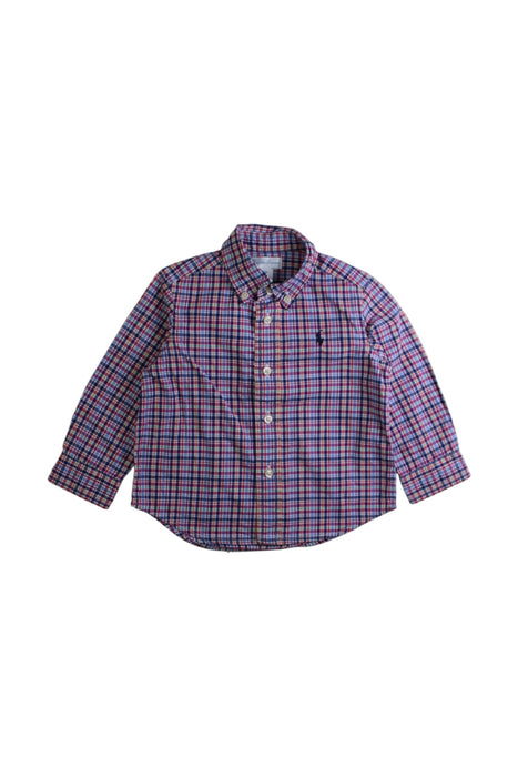 A Multicolour Long Sleeve Shirts from Ralph Lauren in size 6-12M for boy. (Front View)