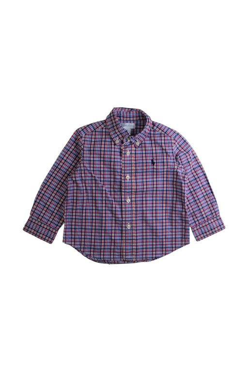 A Multicolour Long Sleeve Shirts from Ralph Lauren in size 6-12M for boy. (Front View)