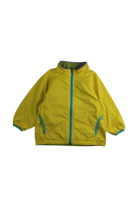 A Yellow Lightweight Jackets from Mont-bell in size 12-18M for boy. (Front View)