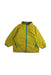 A Yellow Lightweight Jackets from Mont-bell in size 12-18M for boy. (Front View)