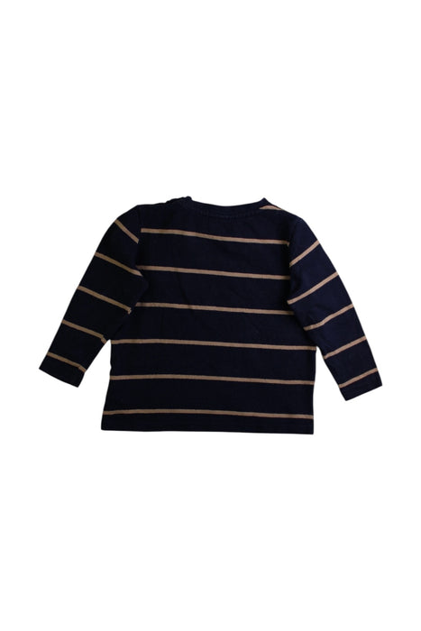 A Navy Long Sleeve Tops from Seed in size 2T for boy. (Back View)