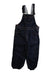 A Navy Long Overalls from Petit Bateau in size 12-18M for girl. (Front View)