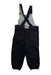 A Navy Long Overalls from Petit Bateau in size 12-18M for girl. (Back View)